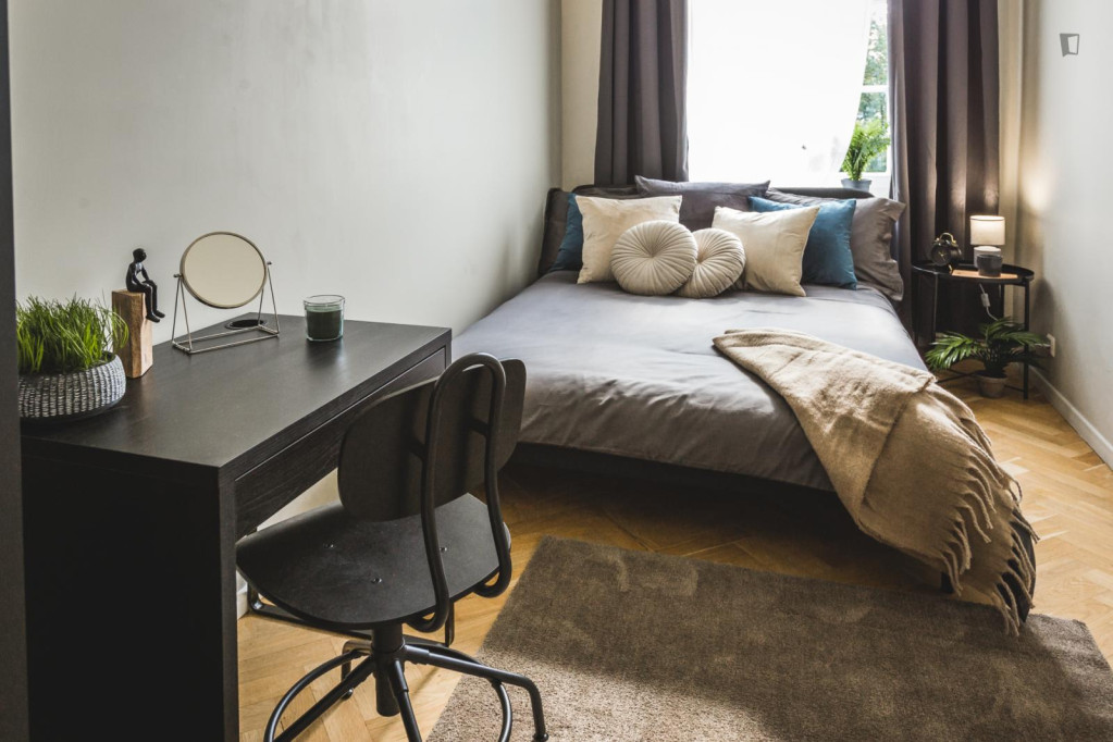 Cute single bedroom in shared flat near the University of Latvia