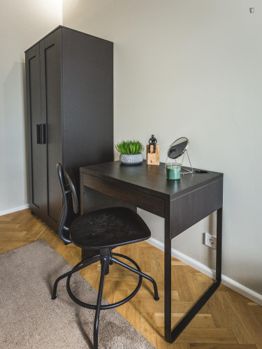 Cute single bedroom in shared flat near the University of Latvia