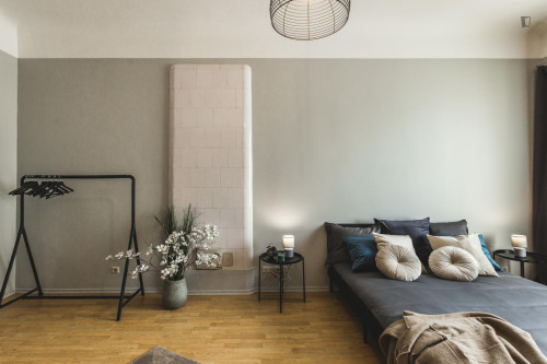 Spacious bedroom in shared flat close to the University of Latvia