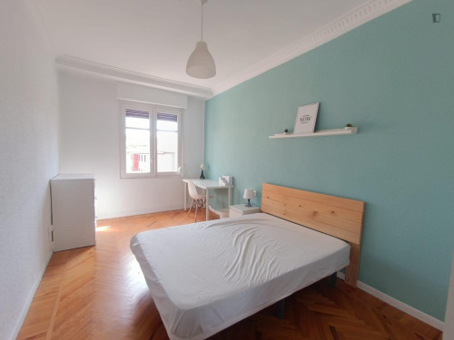 Spacious double bedroom in shared flat near Universidad Pública de Navarra (UPNA)