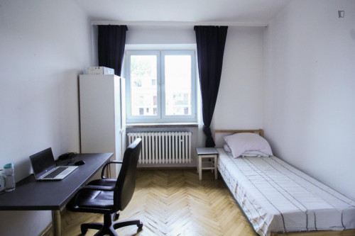 Pleasant single bedroom in Grzegórzki