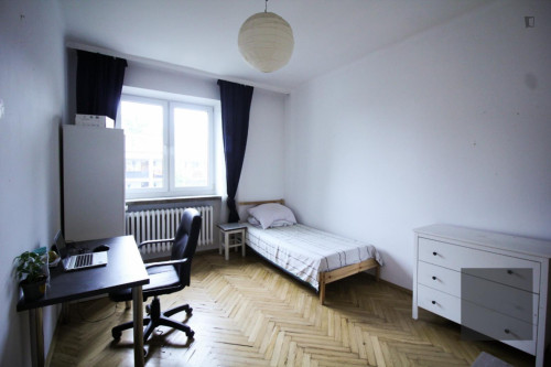 Pleasant single bedroom in Grzegórzki