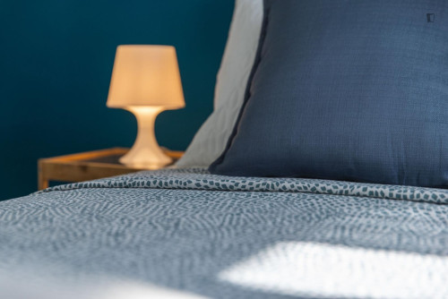 Bright double bedroom in a 3-bedroom flat close to Brigata station