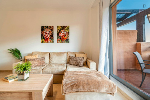 Irresistible 2 Bedroom Apartment with a Balcony close to las Piedras de la Paloma Beach