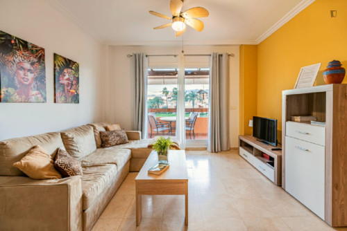 Irresistible 2 Bedroom Apartment with a Balcony close to las Piedras de la Paloma Beach