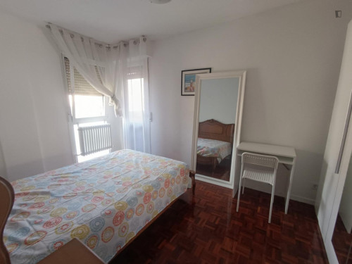 Bright double bedroom in shared flat in Ermitagaña-Mendebaldea