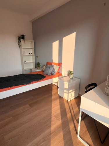 Spacious single bedroom in shared flat in central Brescia