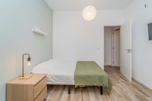 Attractive single bedroom with balcony