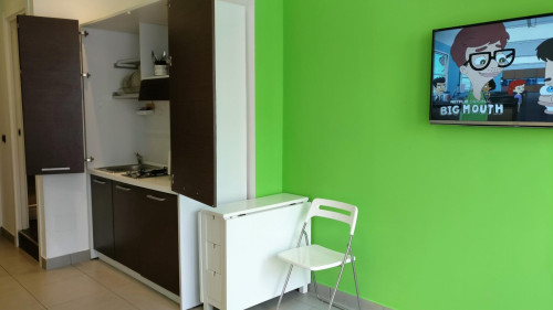 Studio, with outdoor area