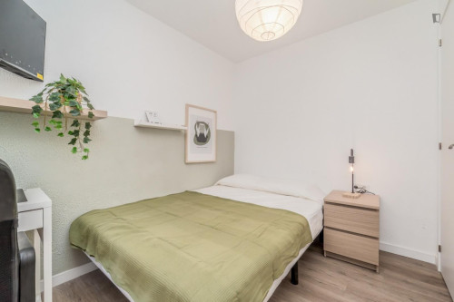 Attractive single bedroom with balcony