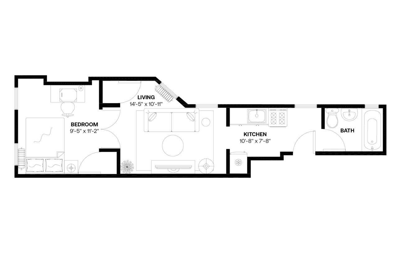 #695: East Village - 1 Bedroom (Full) - 6