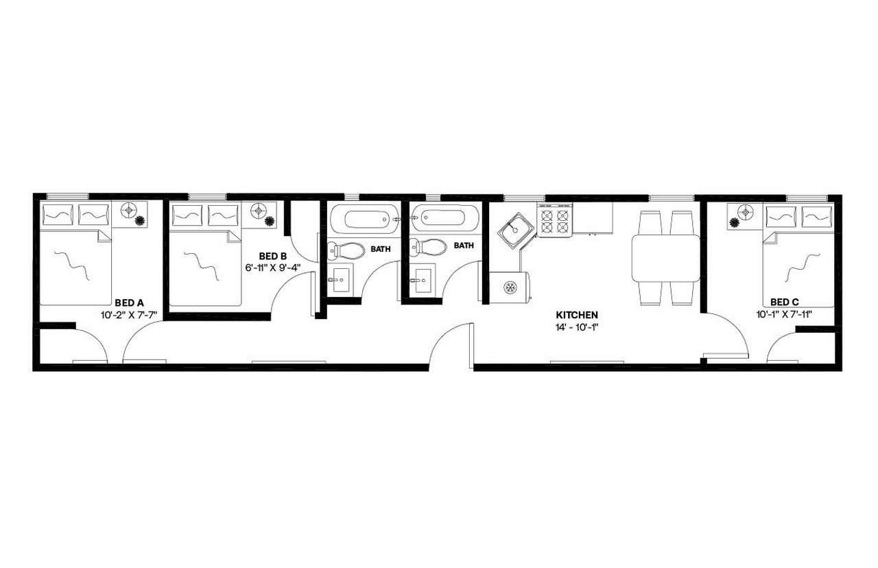 #1309: Upper West Side - Full Bedroom B - 11
