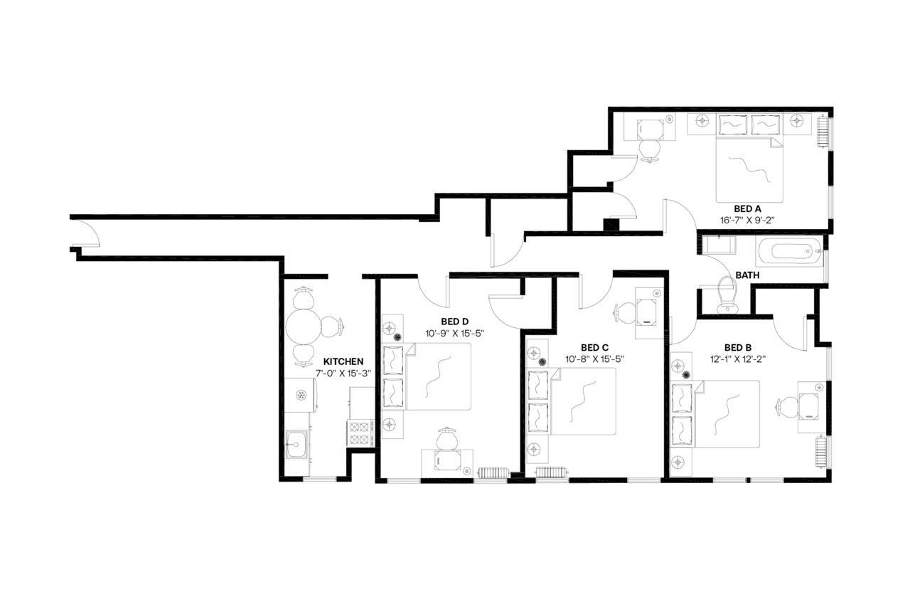  #699: East Harlem - Queen Bedroom A  -  #699: East Harlem  - Gallery -  11