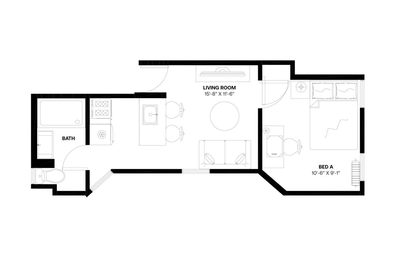  #719: Columbus Circle - 1 Bedroom (Full)  -  #719: Columbus Circle  - Gallery -  8