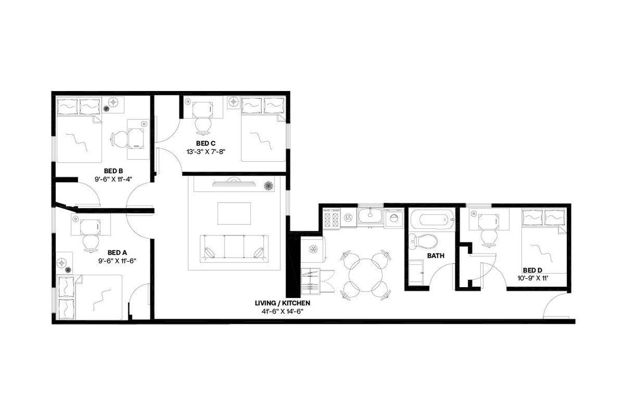  #764: Upper West Side - Full Bedroom A  -  #764: Upper West Side  - Gallery -  11