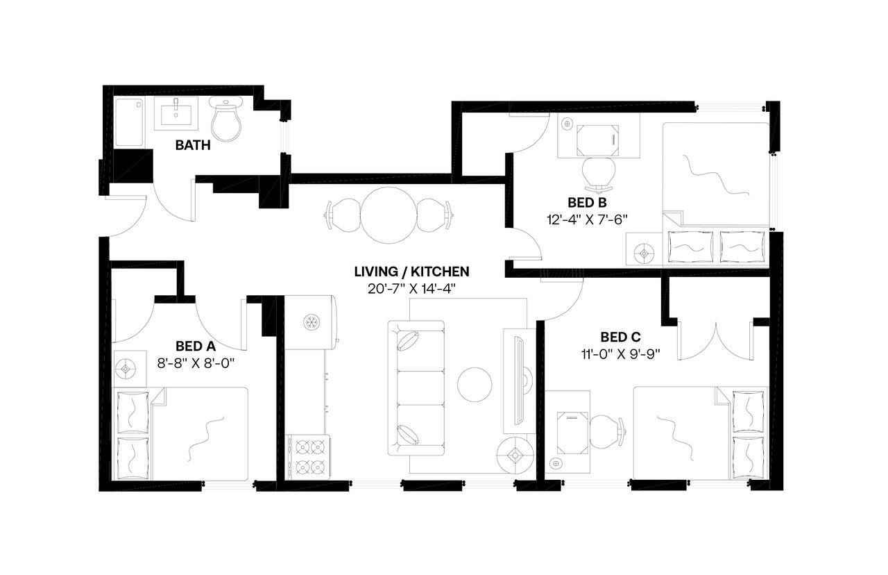 #561: East Village - Queen Bedroom B - #561: East Village - Gallery - 7