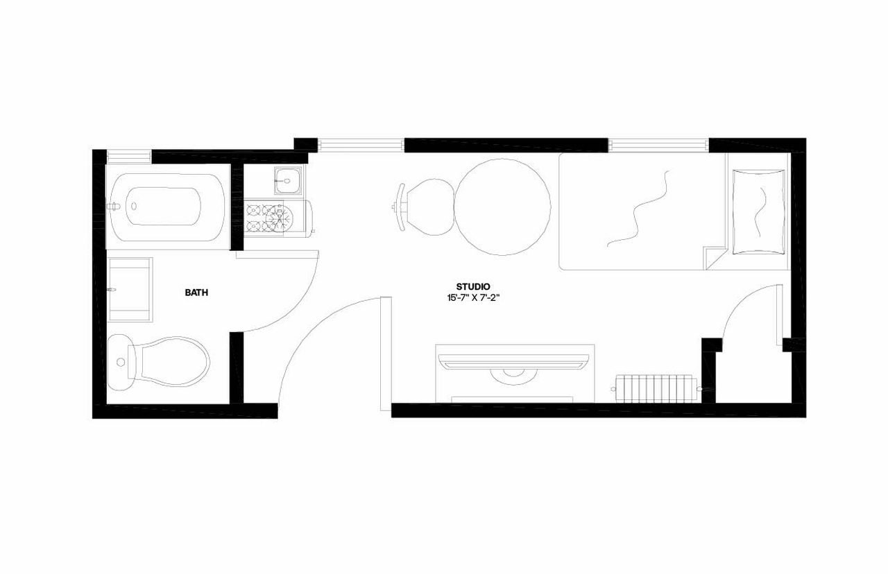 #906: Lincoln Square - Studio (Twin) - #906: Lincoln Square - Gallery - 6