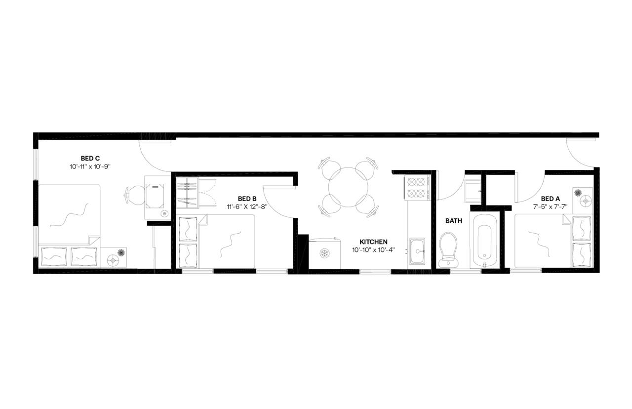 #757: Upper West Side - Full Bedroom B - 13
