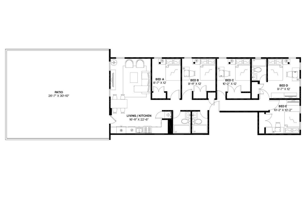 #1467: Ridgewood - Full Bedroom B - 8