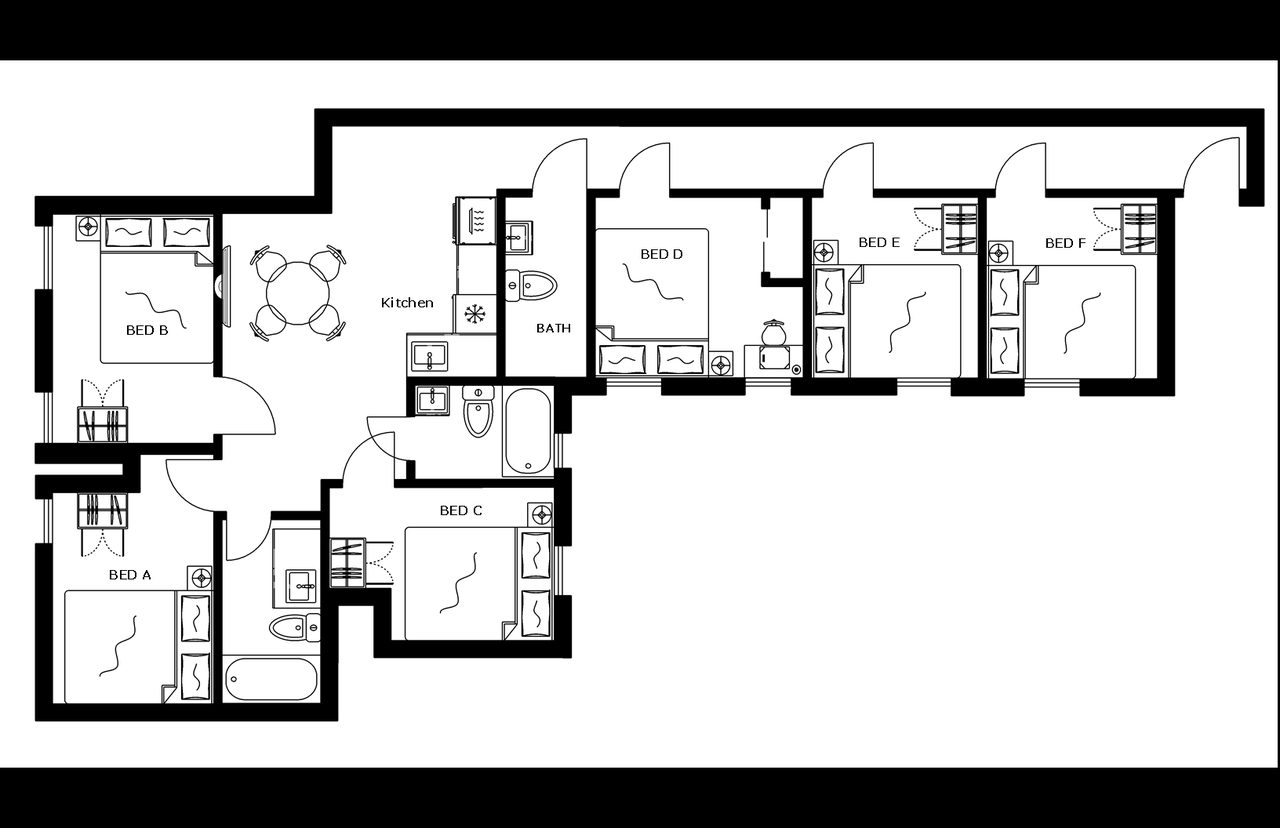 #1796: Upper West Side - Queen Bedroom B - 7