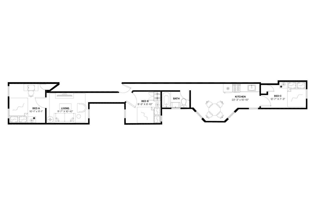  #754: Upper West Side - Queen Bedroom C  -  #754: Upper West Side  - Gallery -  17