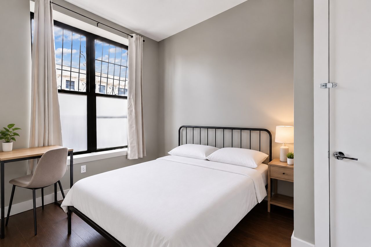#836: Crown Heights - Full Bedroom A - 1