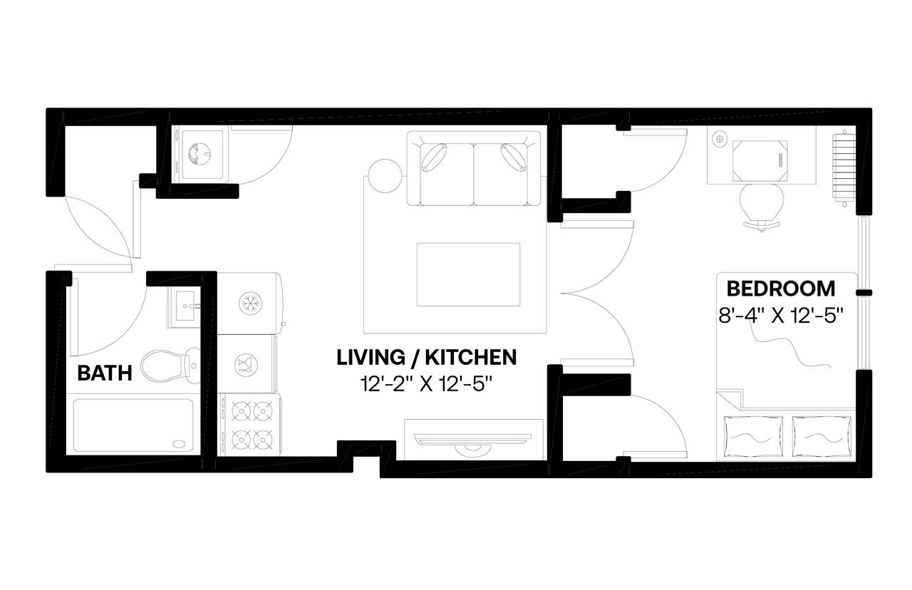  #495: East Village - 1 Bedroom (Queen)  -  #495: East Village  - Gallery -  12