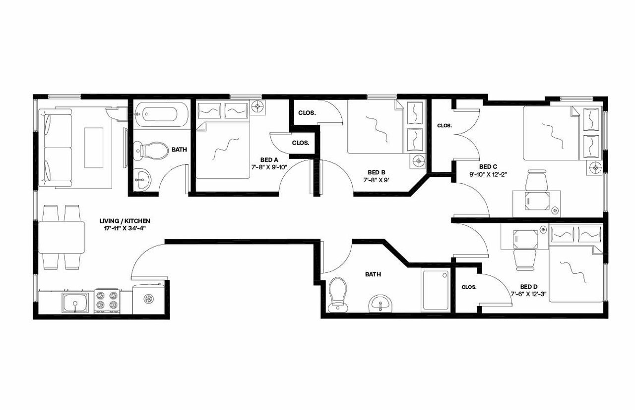  #839: Bedford-Stuyvesant - Full Bedroom C  -  #839: Bedford-Stuyvesant  - Gallery -  12