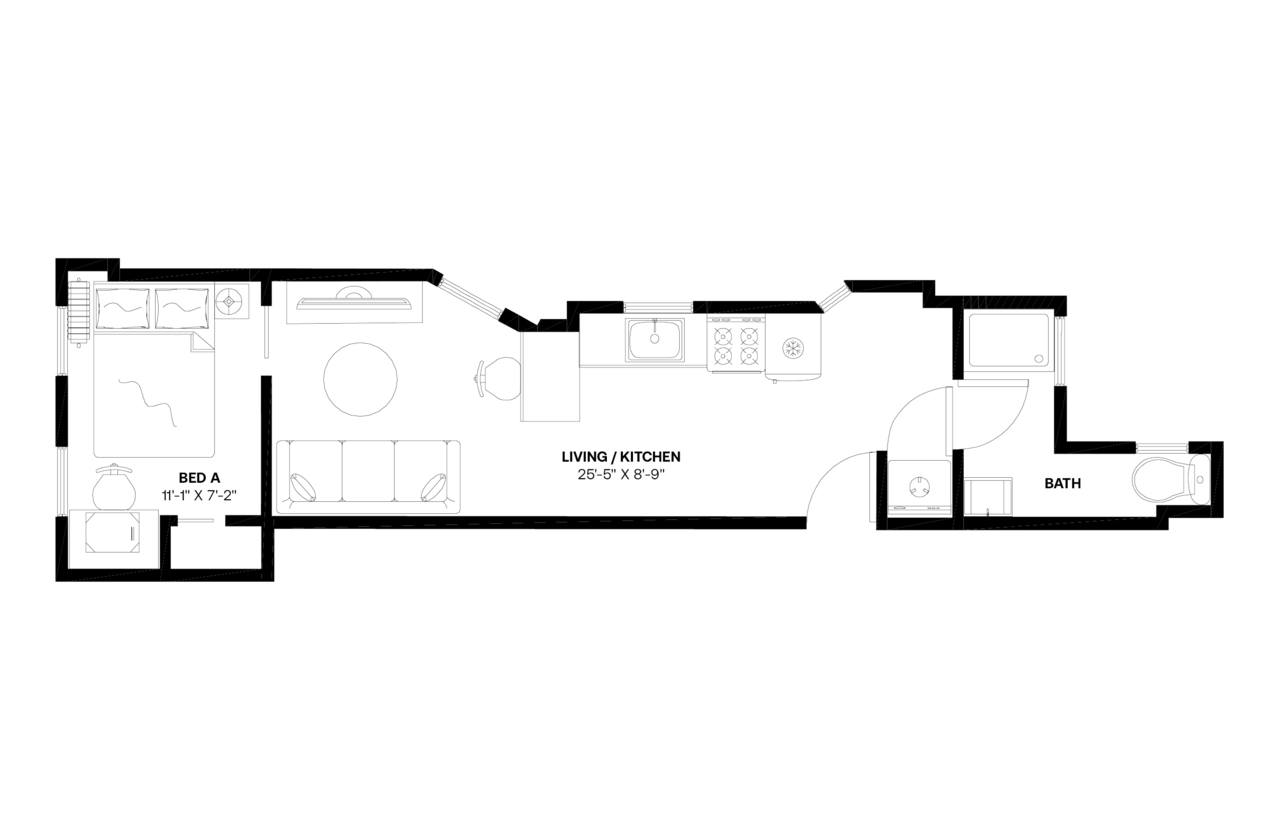  #709: Columbus Circle - 1 Bedroom (Full)  -  #709: Columbus Circle  - Gallery -  7