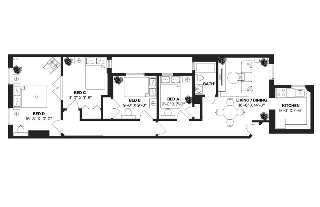  #146: Chelsea - Full Bedroom C  -  #146: Chelsea  - Gallery -  7