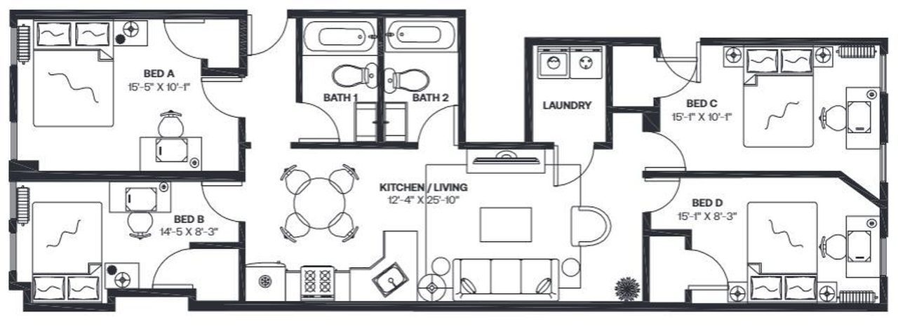 #691: Williamsburg - Full Bedroom B - 13
