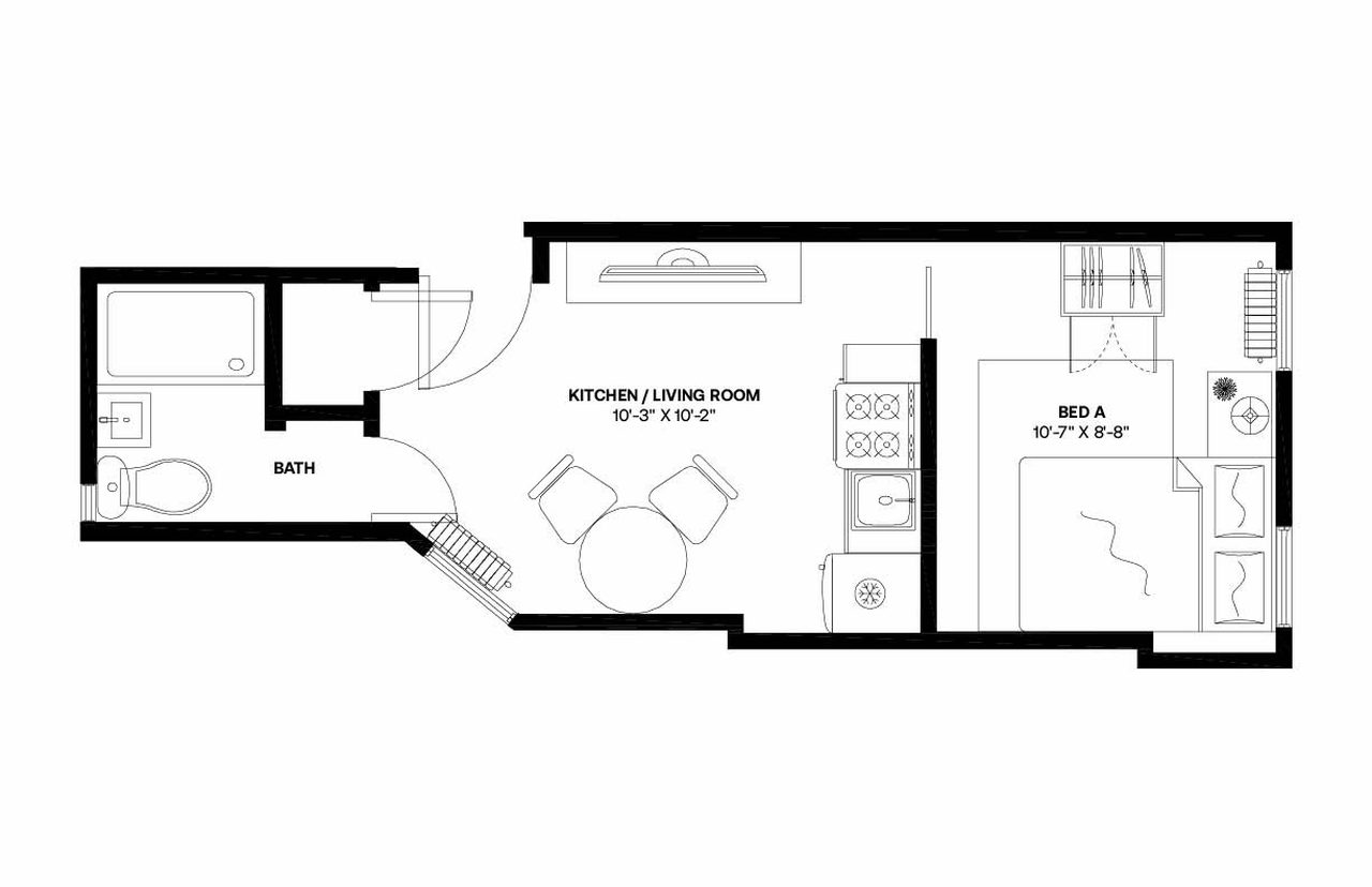  #1429: East Village - 1 Bedroom (Full)  -  #1429: East Village  - Gallery -  10