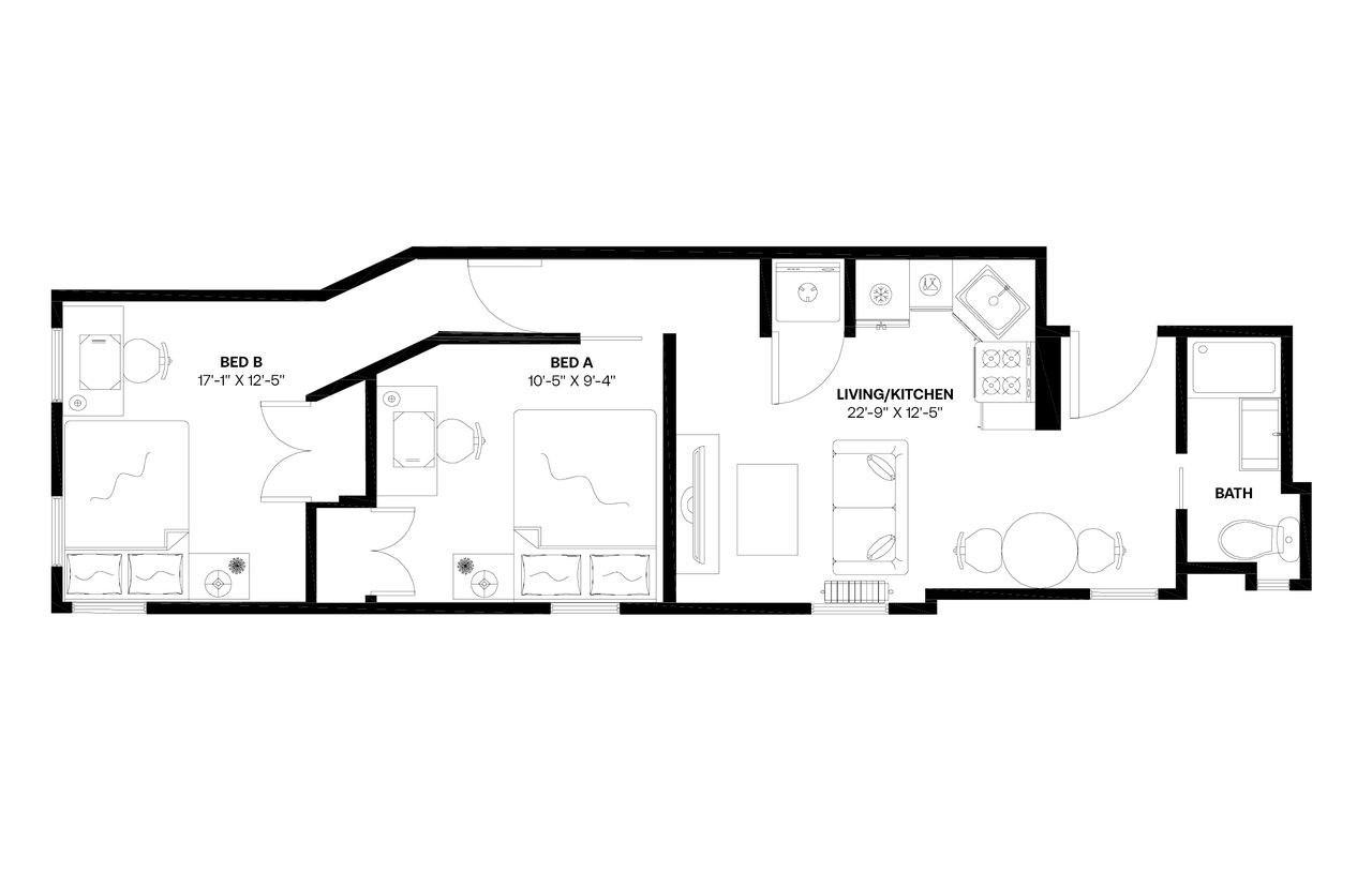 #552: East Harlem - Queen Bedroom B - #552: East Harlem - Gallery - 3