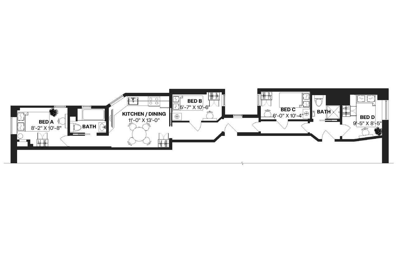 #181: Upper East Side - Full Bedroom A - 7