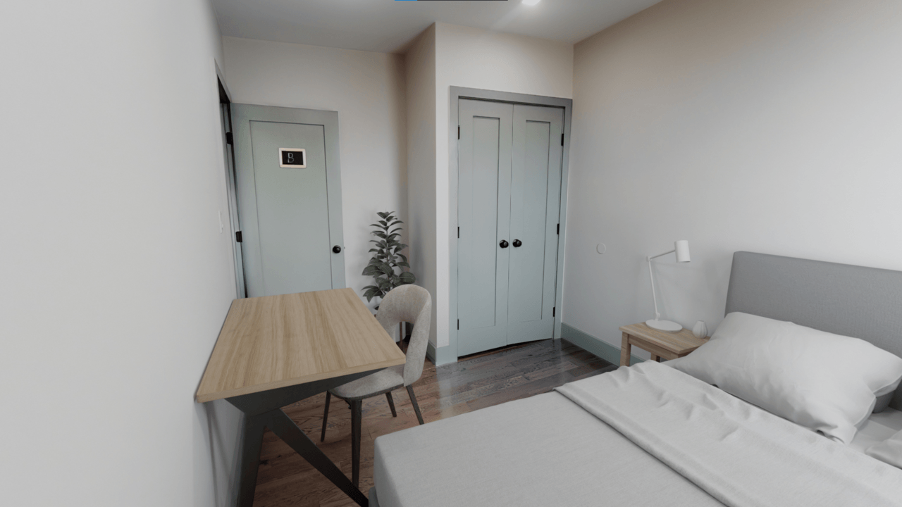 #499: East Harlem - Queen Bedroom B - 6