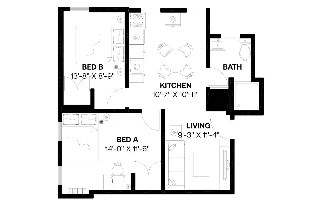 #499: East Harlem - Queen Bedroom A - 18