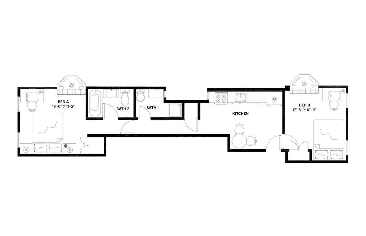 #578: East Harlem - Queen Bedroom A W/ Private Bathroom - #578: East Harlem - Gallery - 2