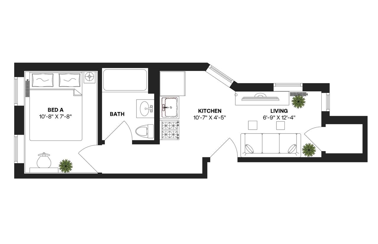  #235: Lower East Side - 1 Bedroom (Queen)  -  #235: Lower East Side  - Gallery -  5