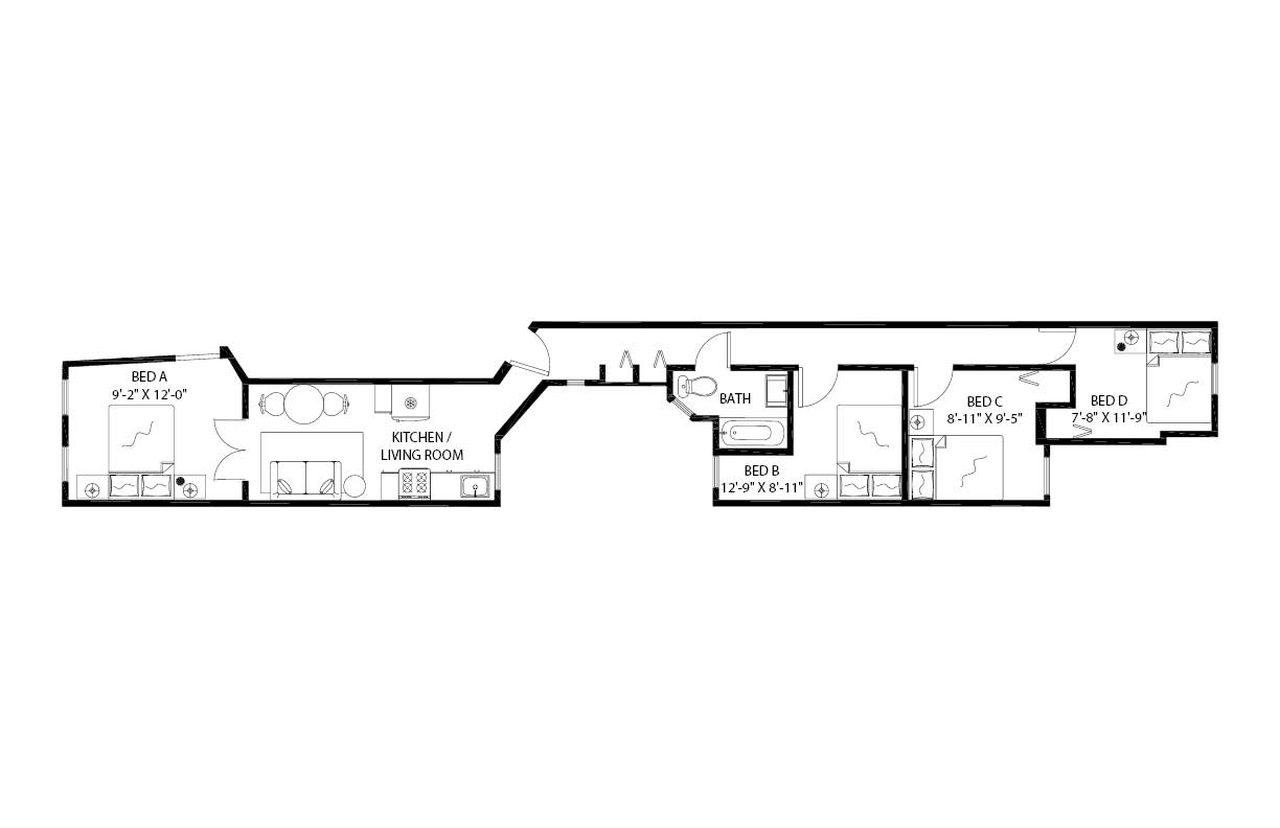  #1597: Crown Heights - Full Bedroom A  -  #1597: Crown Heights  - Gallery -  20
