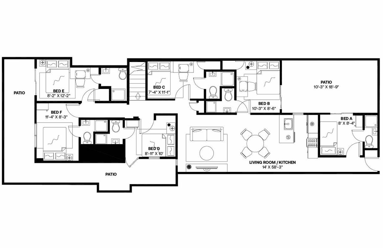 #1530: Williamsburg - Full Bedroom B W/Private Bathroom - 17