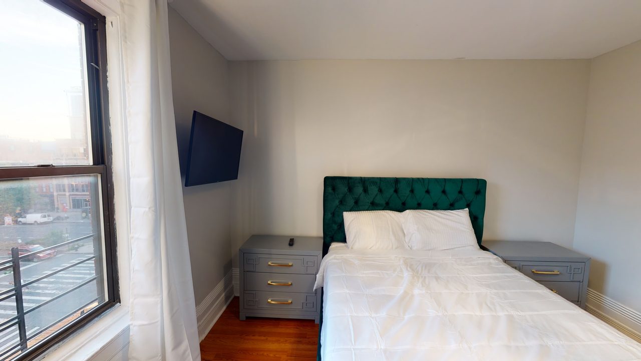 #1428: Central Harlem - Full Bedroom B (Furnished Only) - 2