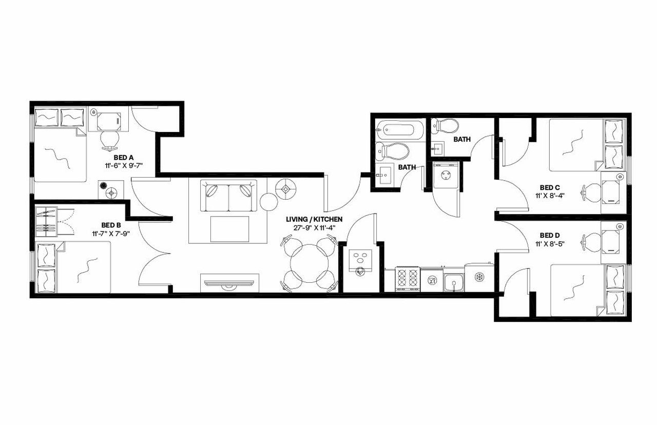 #867: Bedford-Stuyvesant - Full Bedroom B - #867: Bedford-Stuyvesant - Gallery - 10