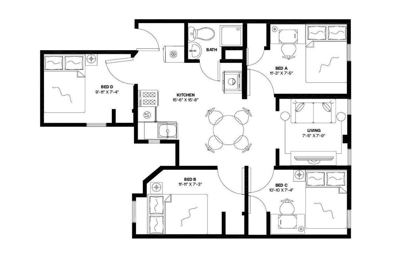  #791: Upper West Side - Full Bedroom C  -  #791: Upper West Side  - Gallery -  2