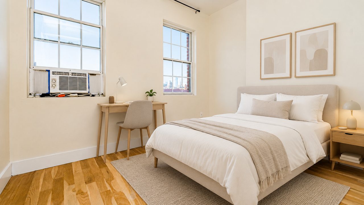 #1803: Clinton Hill - Queen Bedroom A - 12