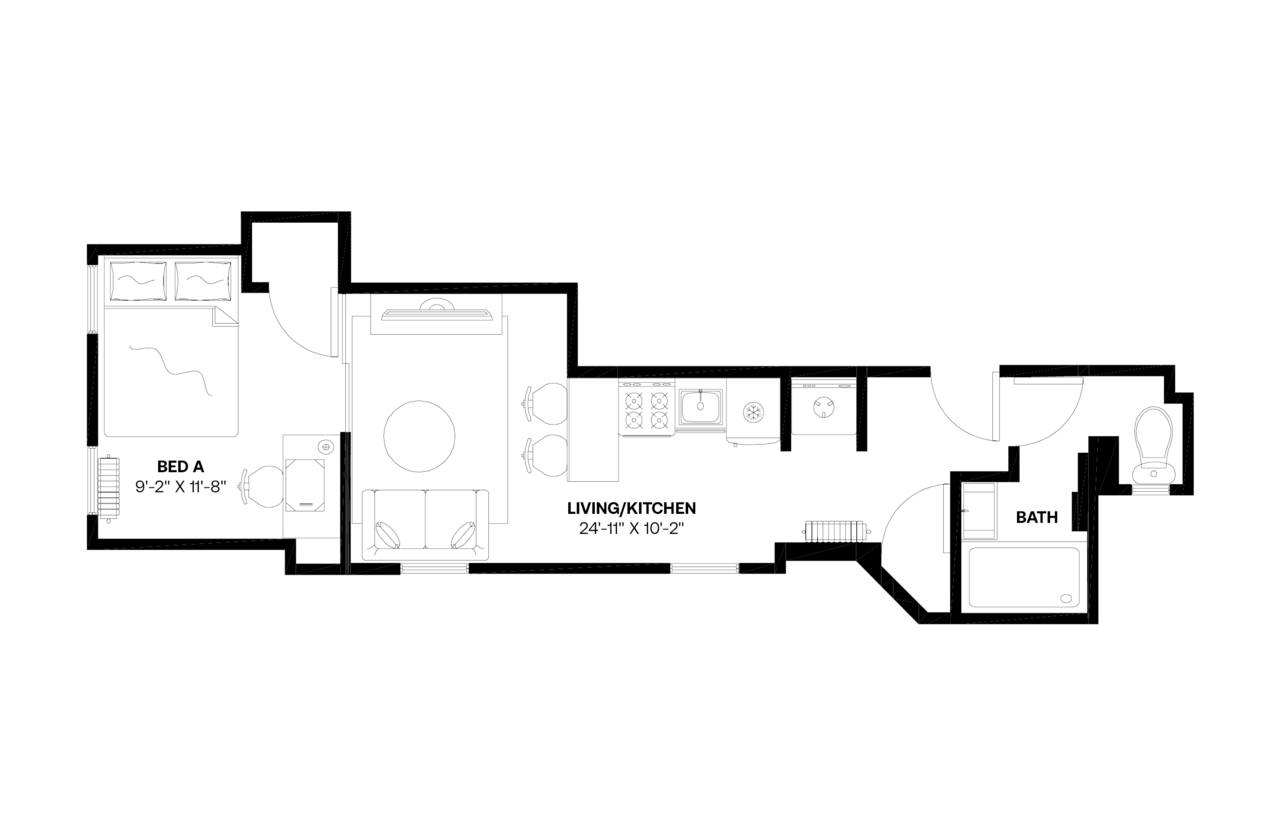 #738: Columbus Circle - 1 Bedroom (Queen) - #738: Columbus Circle - Gallery - 9