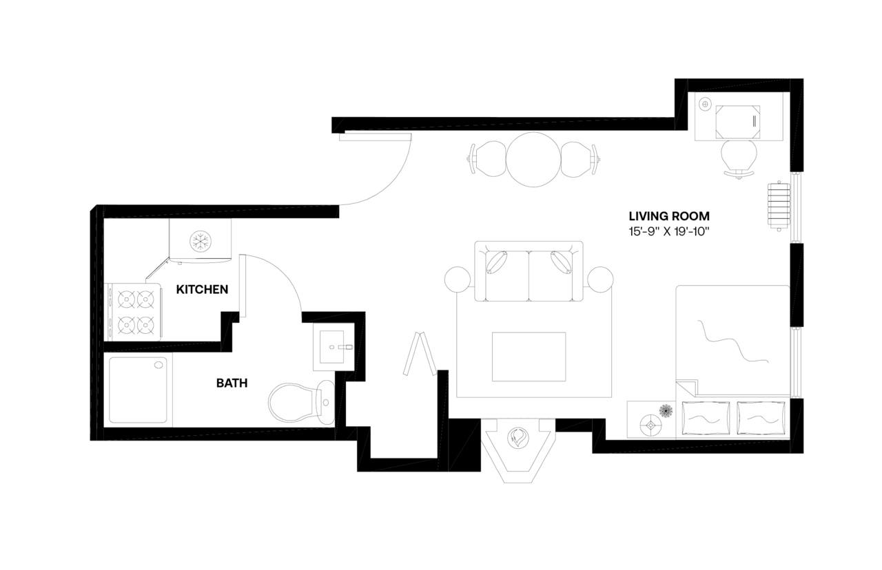  #403: East Village - Studio (Full)  -  #403: East Village  - Gallery -  10