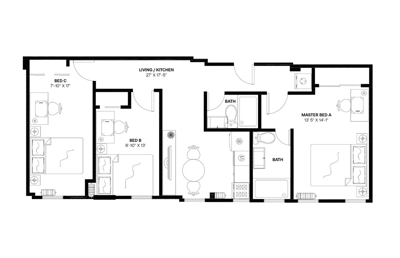 #704: East Harlem - Full Bedroom C - 13