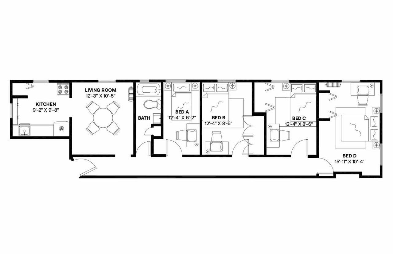 #1606: Chelsea - Full Bedroom D - 10