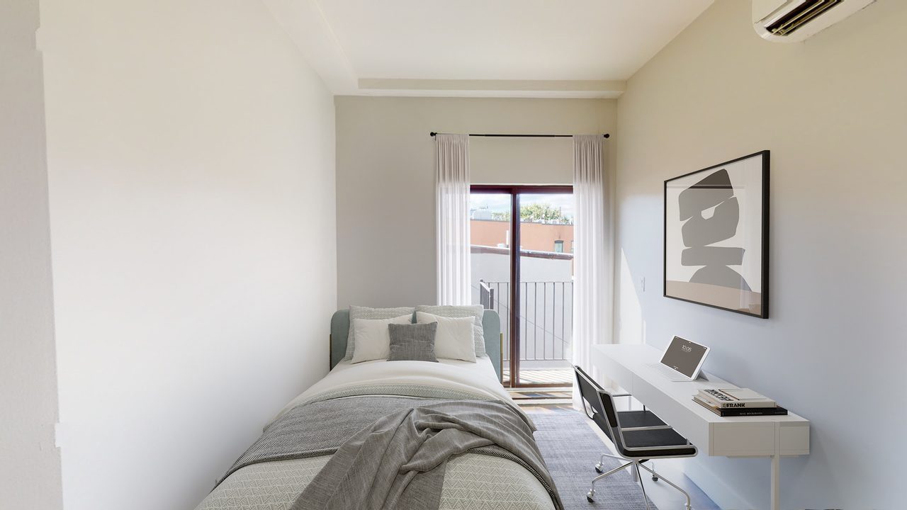 #1563: Bedford-Stuyvesant - Full Bedroom B - 2