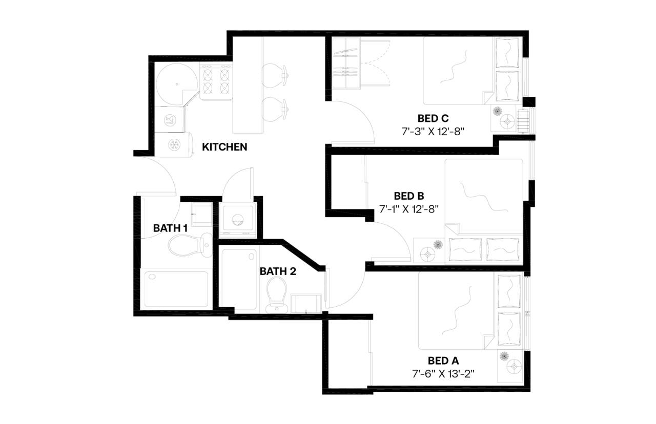  #553: East Village - Queen Bedroom A W/Private Bathroom  -  #553: East Village  - Gallery -  12